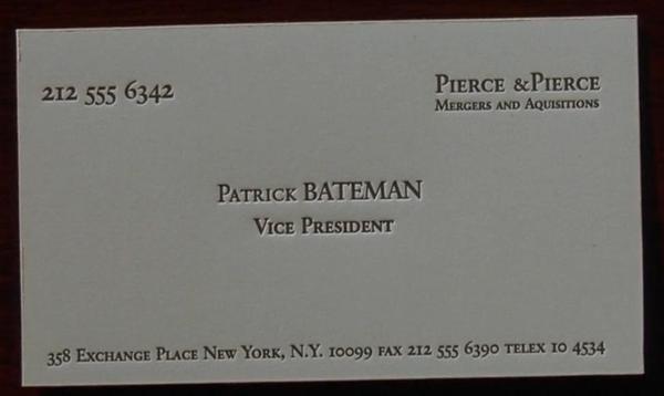 Misspelling on a professional business card