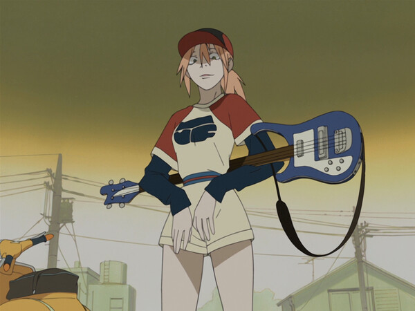 Haruko's guitar in episode 4