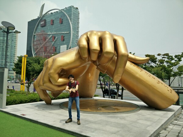 Gangnam Style monument in Seoul