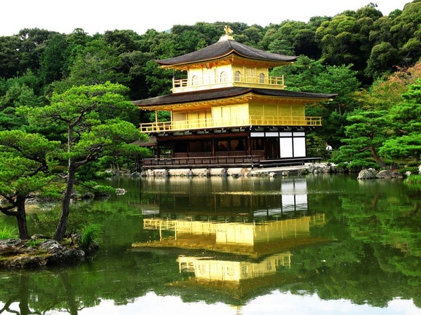 The Golden Pavilion at Kinkakuji