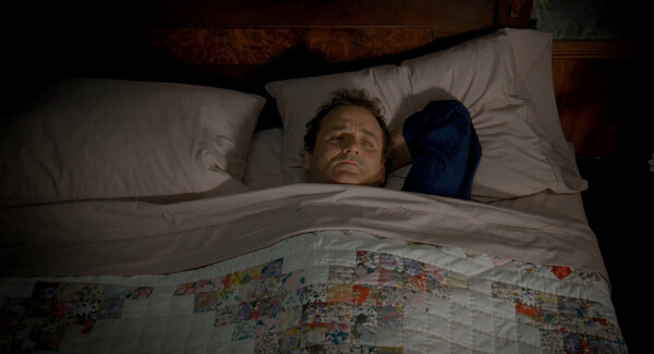 Phil Connors wakes up in the same bed. Again.