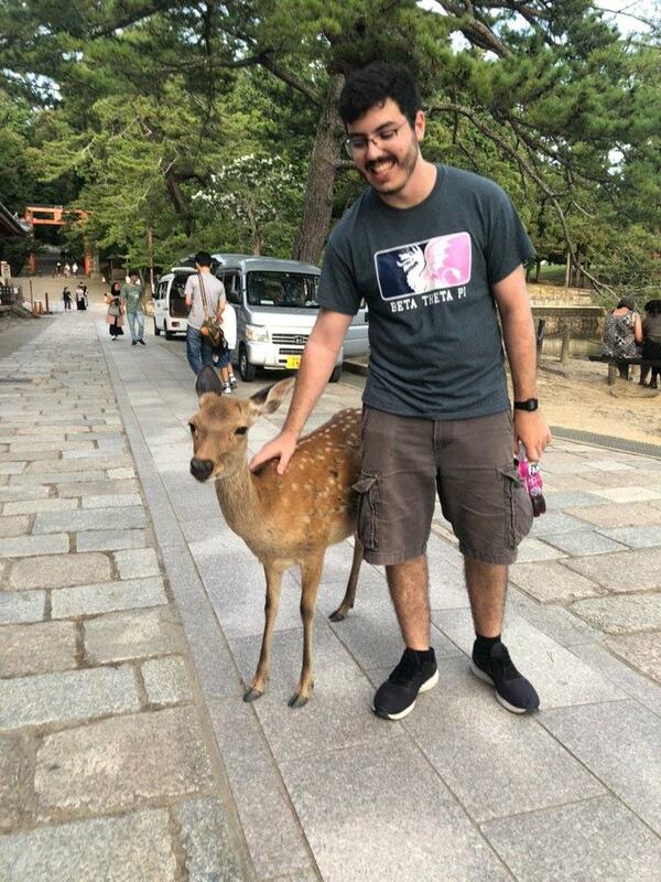 Me with a deer in Nara