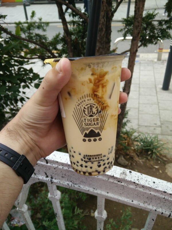 Bubble tea from Tiger Sugar